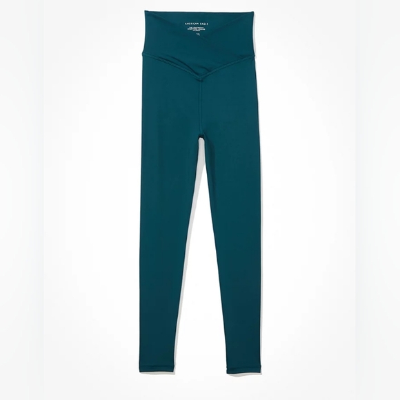 AEO American Eagle Outfitters Lightweight Everything Crossover Leggings - Picture 2 of 7